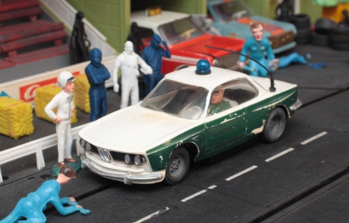 BMW CSL Polizei Tankstutzen